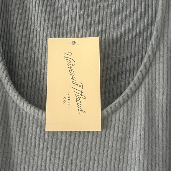 Universal Thread Gray Ribbed Tank Top - Picture 5 of 7